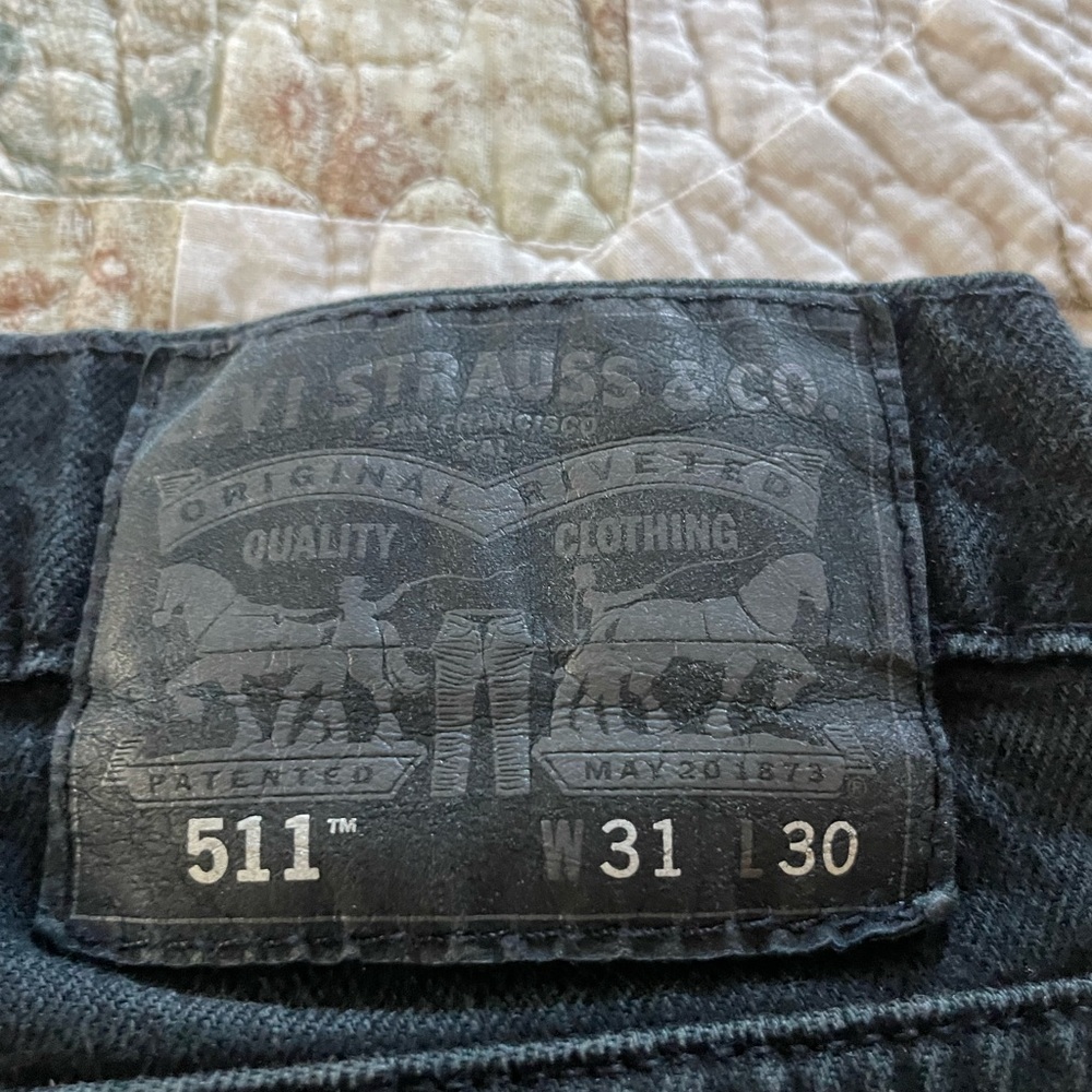 Levi's Men's Dark Gray Slim Jeans